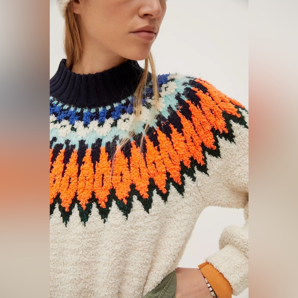 Pilcro Selene Fleece Tunic Sweater - Picture 8 of 11
